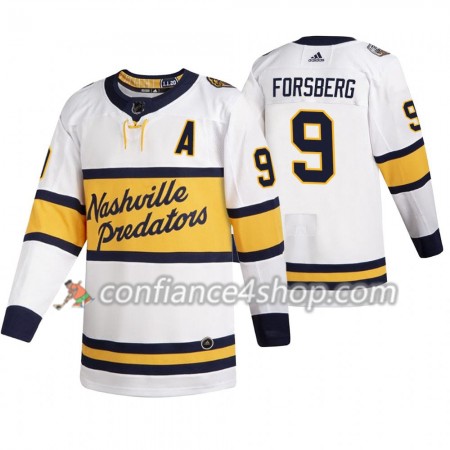 Adidas Maillot de Hockey Nashville Predators Filip Forsberg 9 Adidas 2020 Winter Classic Authentic - Homme